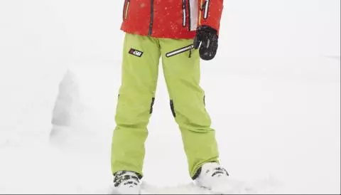 Pantalones de nieve tejidos para niños