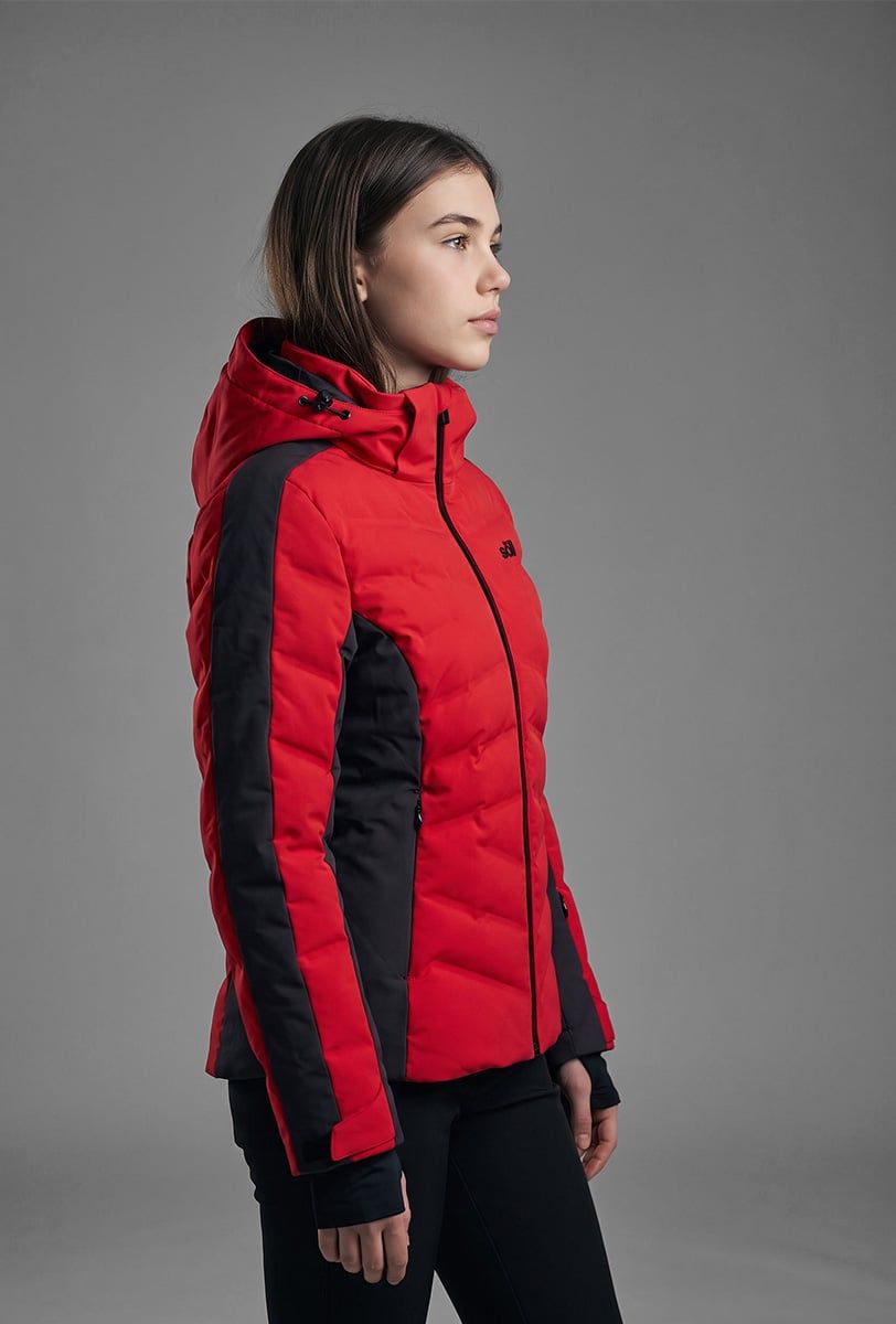 Chaqueta de esquí niña Söll ABSOLUTE Red – vista lateral - 3