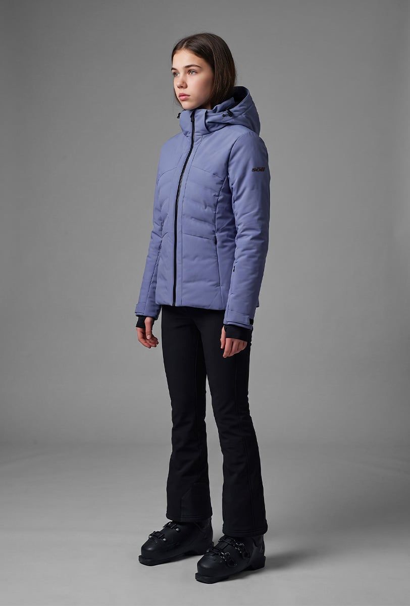 Chaqueta de esquí niña Söll MATRIX Moonlight Blue – vista frontal - 2