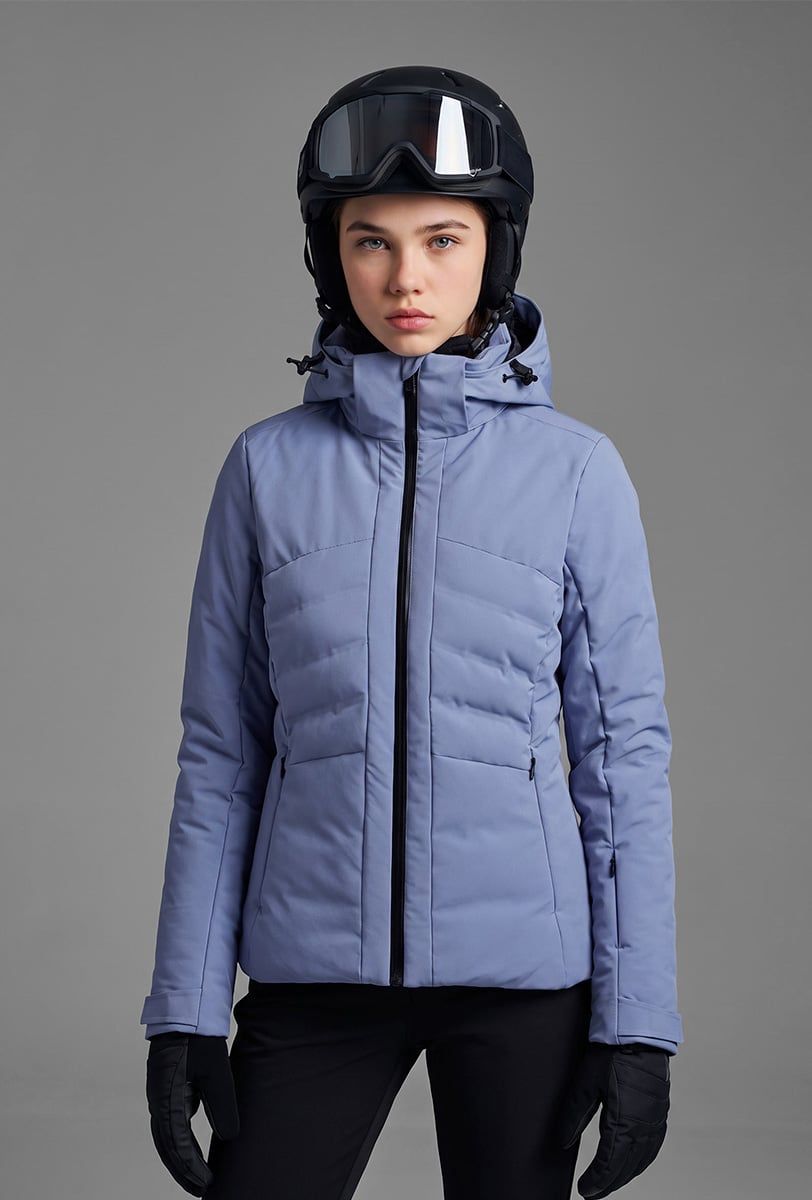 Chaqueta de esquí niña Söll MATRIX Moonlight Blue – vista frontal - 4