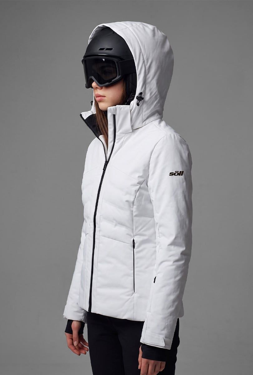 Chaqueta de esquí niña Söll MATRIX White – vista lateral - 4