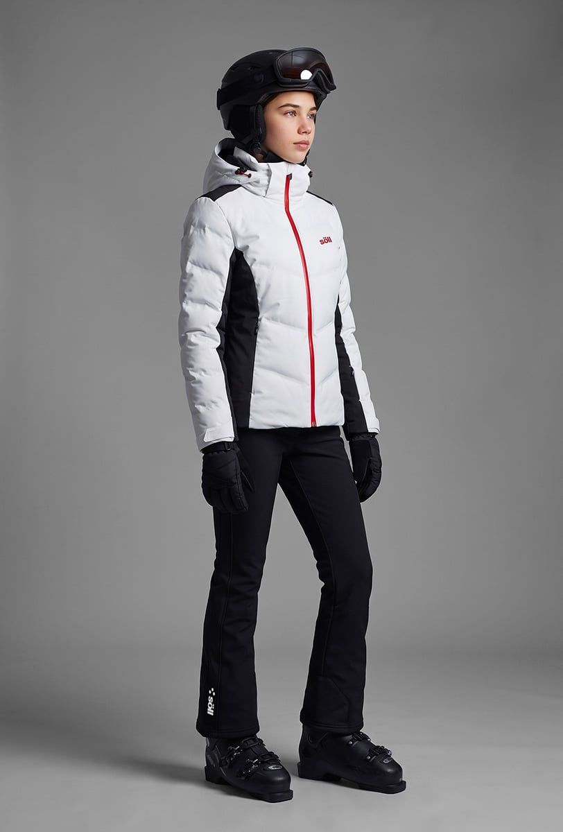 Chaqueta de esquí niña Söll MOTION White - 1