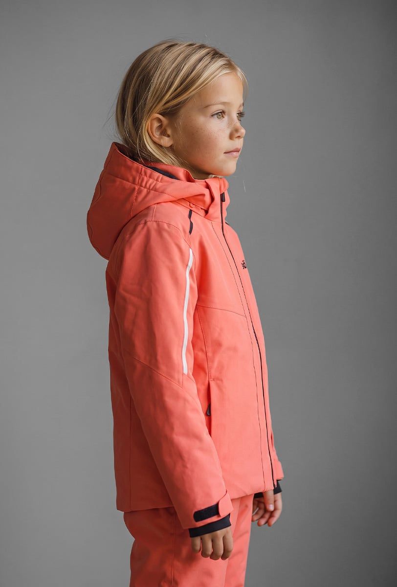 Chaqueta de esquí infantil Söll RASCH Coral – vista lateral - 3
