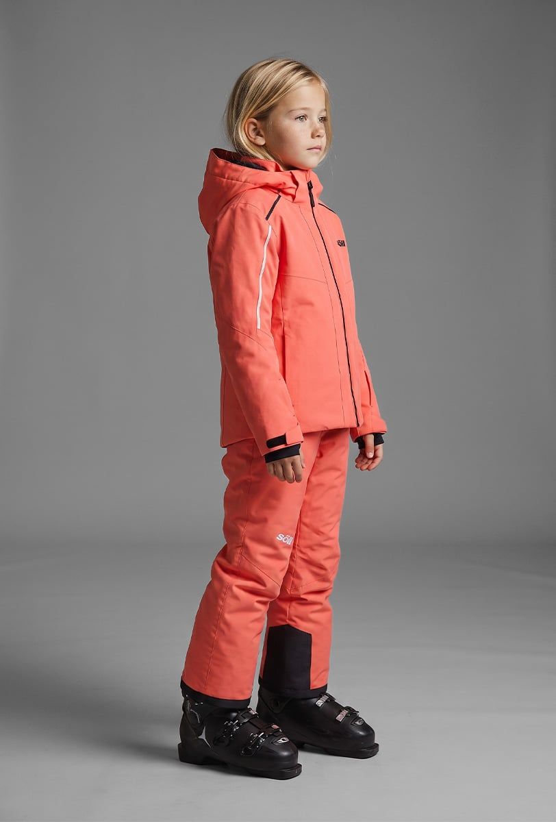 Chaqueta de esquí infantil Söll RASCH Coral – vista frontal - 5