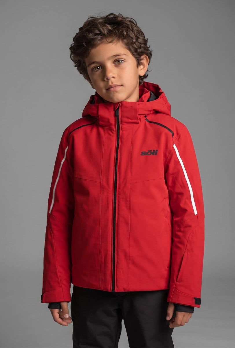 Chaqueta de esquí infantil Söll RASCH Red - 1