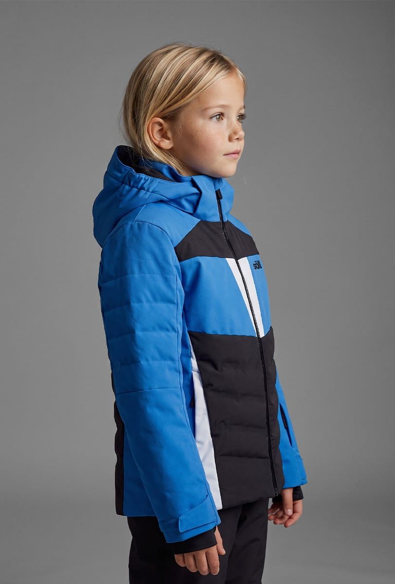 Chaqueta de esquí infantil Söll SYCLONE Blue – vista lateral - 3