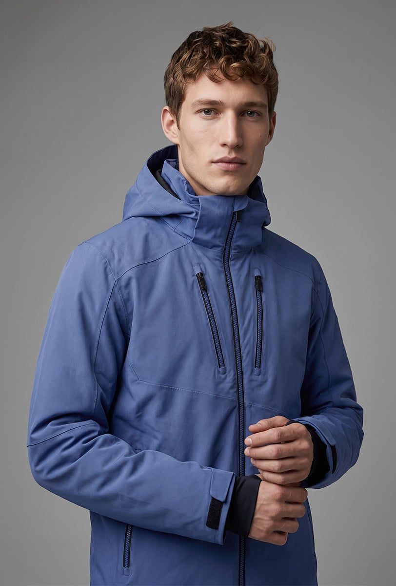 Chaqueta de esquí para hombre Söll CROSS III Moonlight Blue – detalle - 3