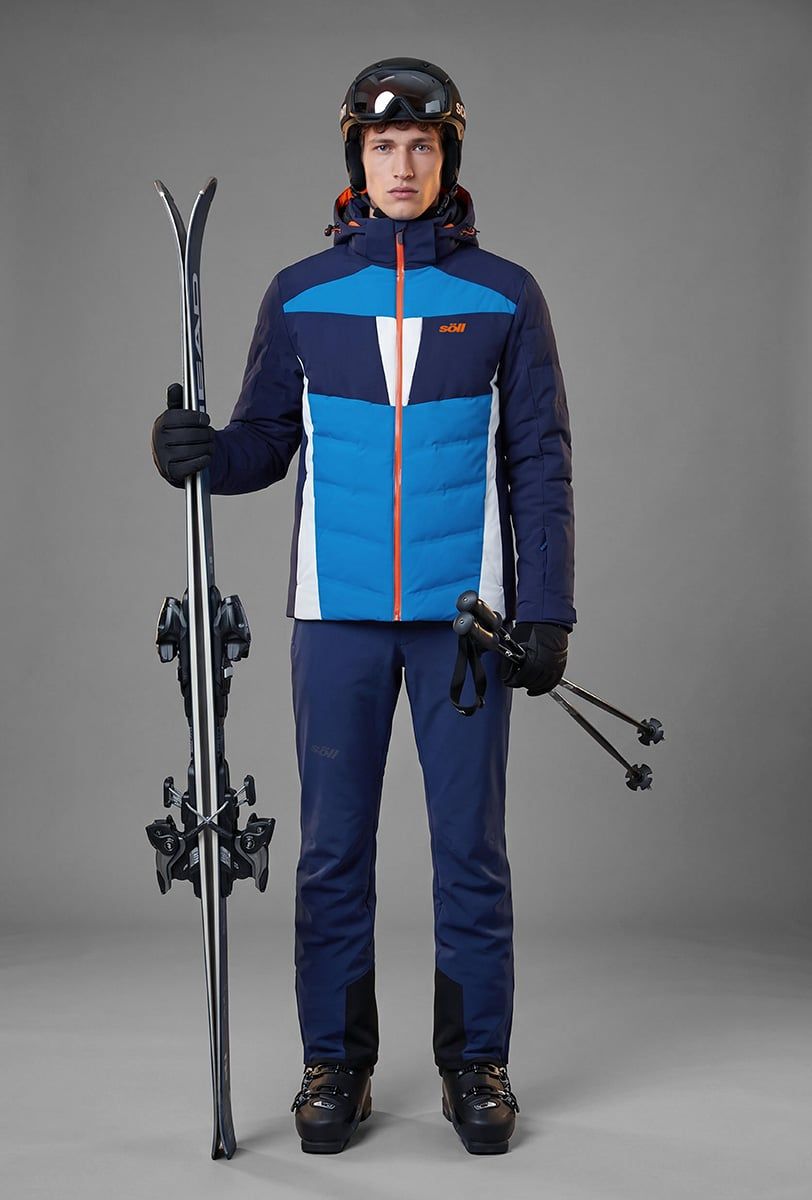 Chaqueta de esquí para hombre Söll GRAVITY Navy - 1