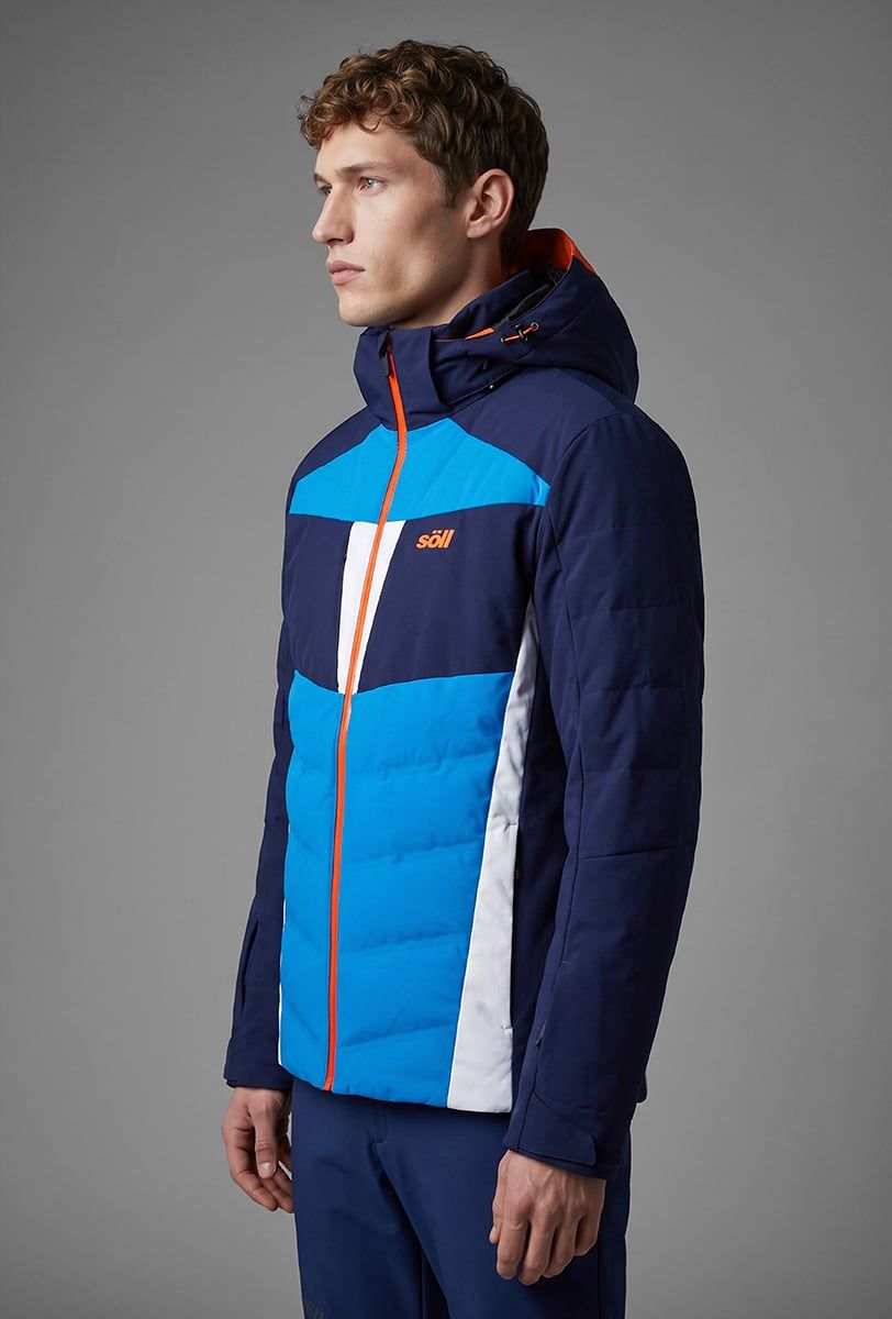 Chaqueta de esquí para hombre Söll GRAVITY Navy – primer plano - 2