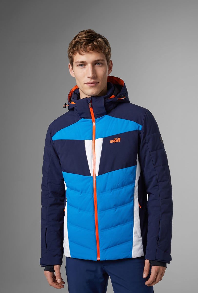 Chaqueta de esquí para hombre Söll GRAVITY Navy – detalle - 3