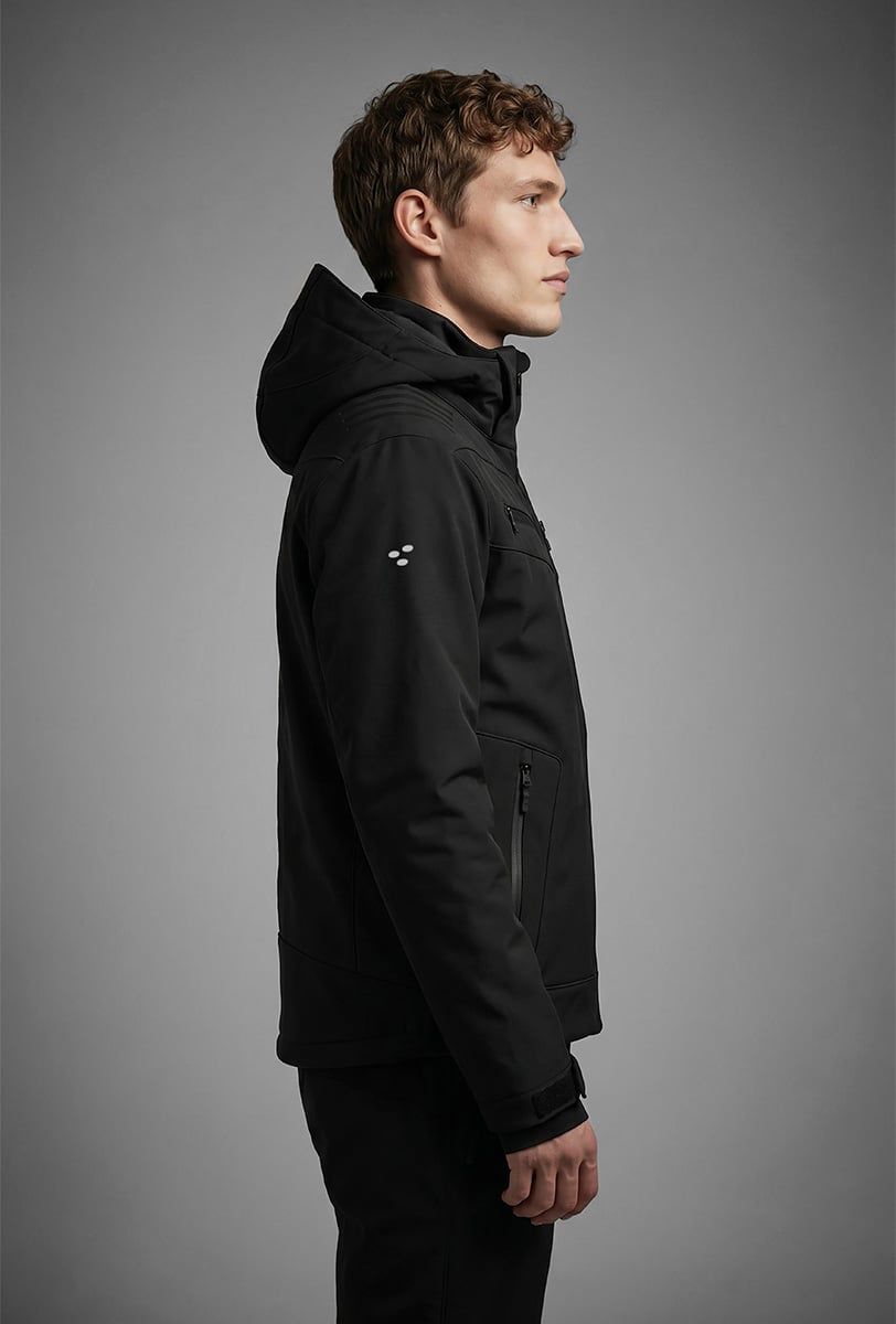 Chaqueta de esquí para hombre Söll RADIUM Caviar Black - 1