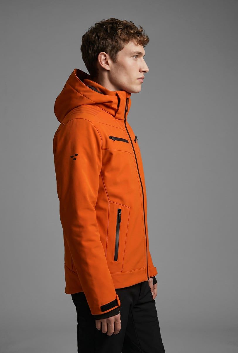 Chaqueta de esquí para hombre Söll RADIUM Gold Flame – vista lateral - 4