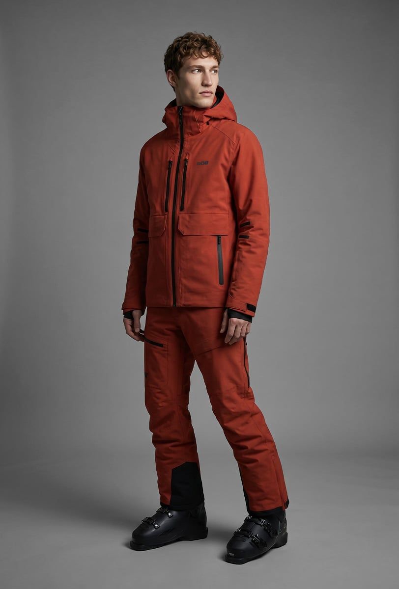 Chaqueta de esquí para hombre Söll RAPTOR Lava Red - 1