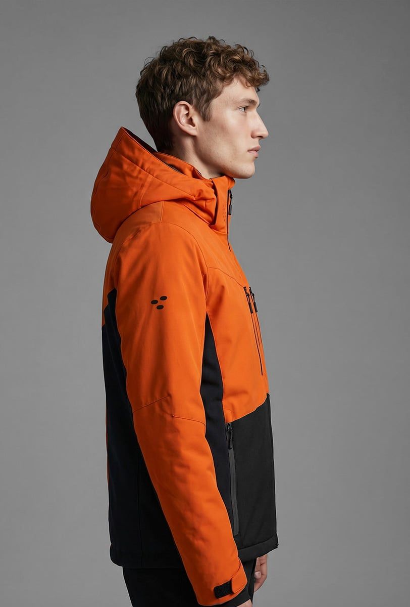 Chaqueta de esquí para hombre Söll SUMMIT Gold Flame – vista lateral - 3