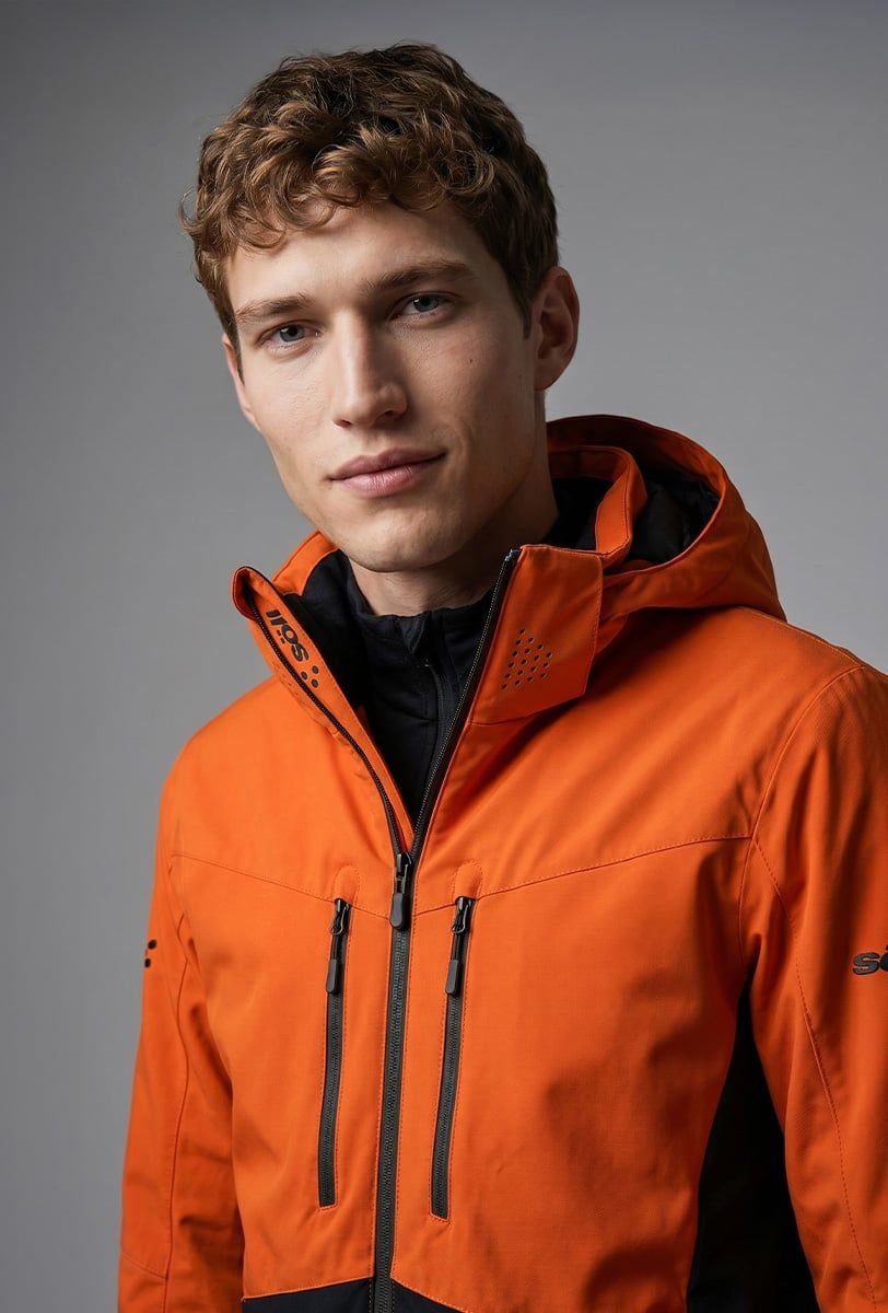 Chaqueta de esquí para hombre Söll SUMMIT Gold Flame – primer plano - 2