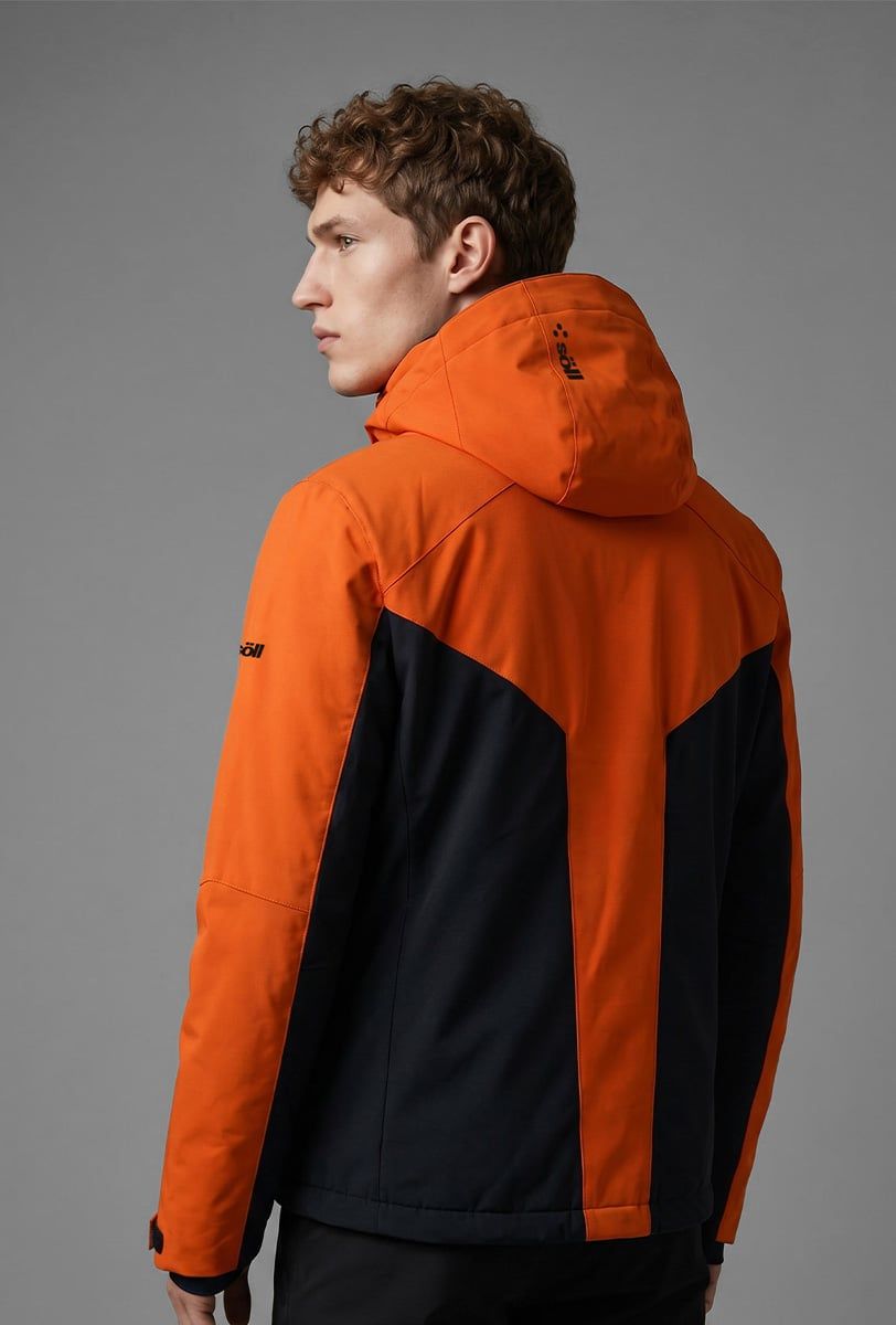Chaqueta de esquí para hombre Söll SUMMIT Gold Flame – vista trasera - 6