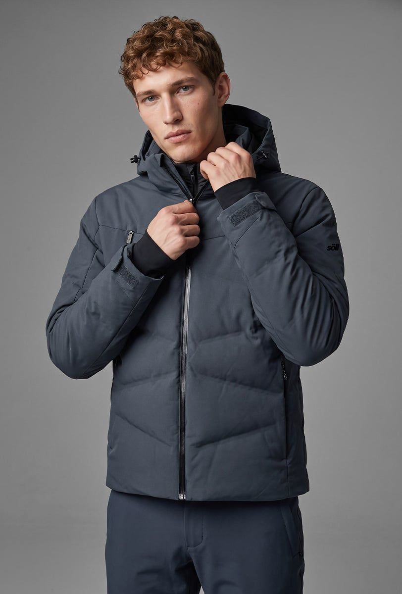 Chaqueta de esquí para hombre Söll TYPHOON II Dark Grey - 1