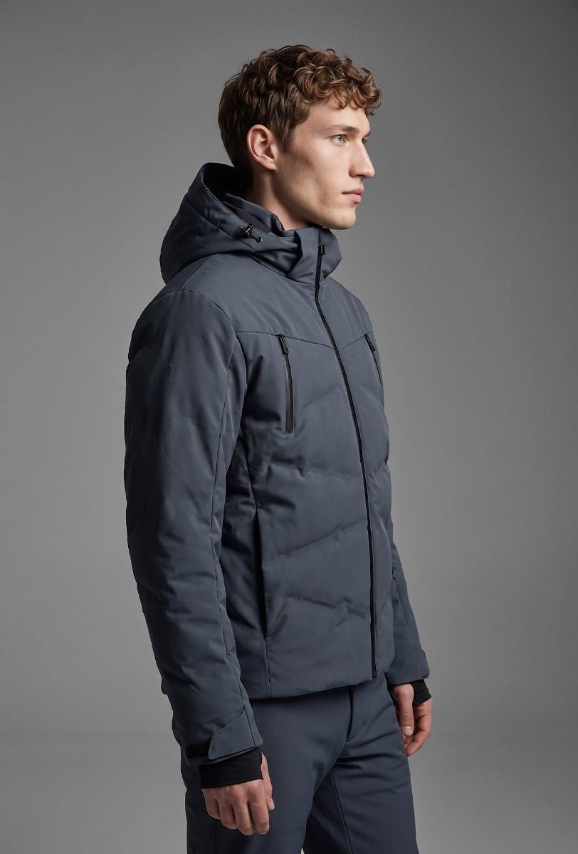 Chaqueta de esquí para hombre Söll TYPHOON II Dark Grey – detalle 1 - 3