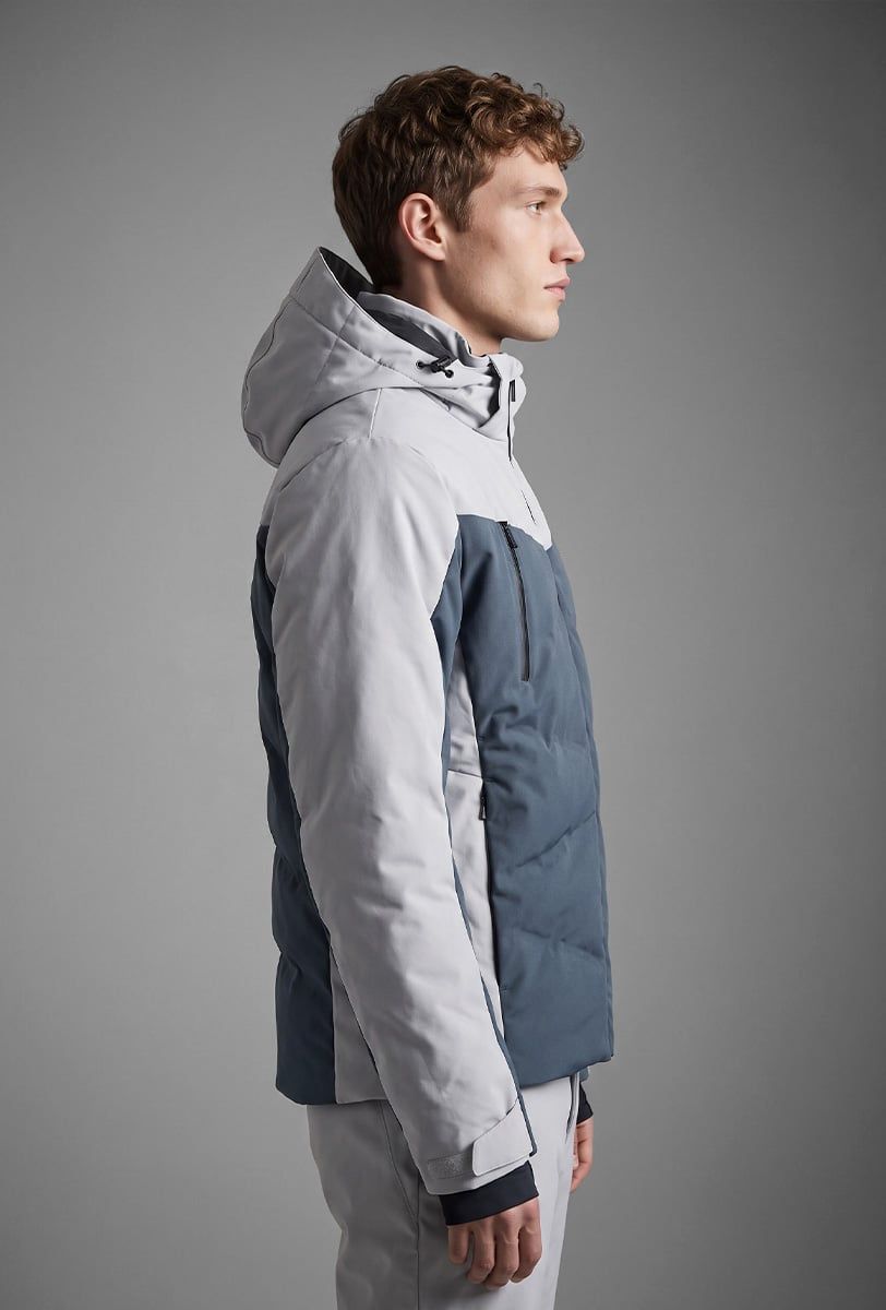 Chaqueta de esquí para hombre Söll TYPHOON II Light Grey – detalle 4 - 6