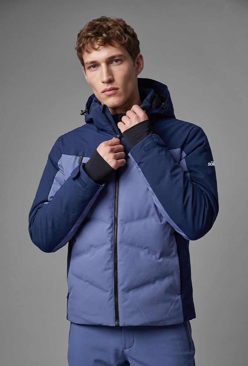 Chaqueta de esquí para hombre Söll TYPHOON II Navy - 1