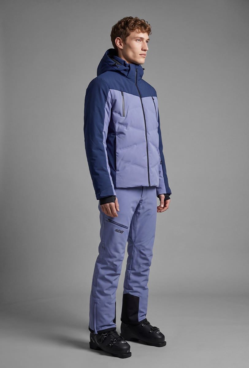 Chaqueta de esquí para hombre Söll TYPHOON II Navy – detalle 3 - 5