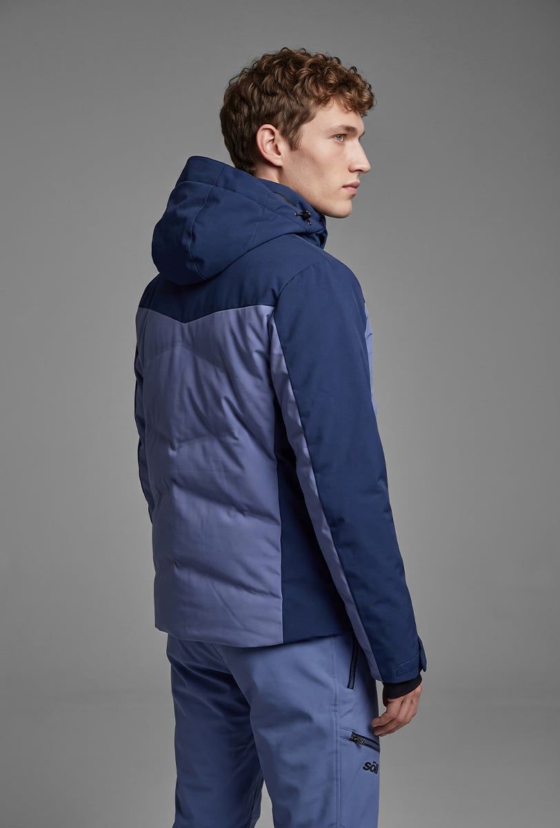 Chaqueta de esquí para hombre Söll TYPHOON II Navy – detalle 1 - 3