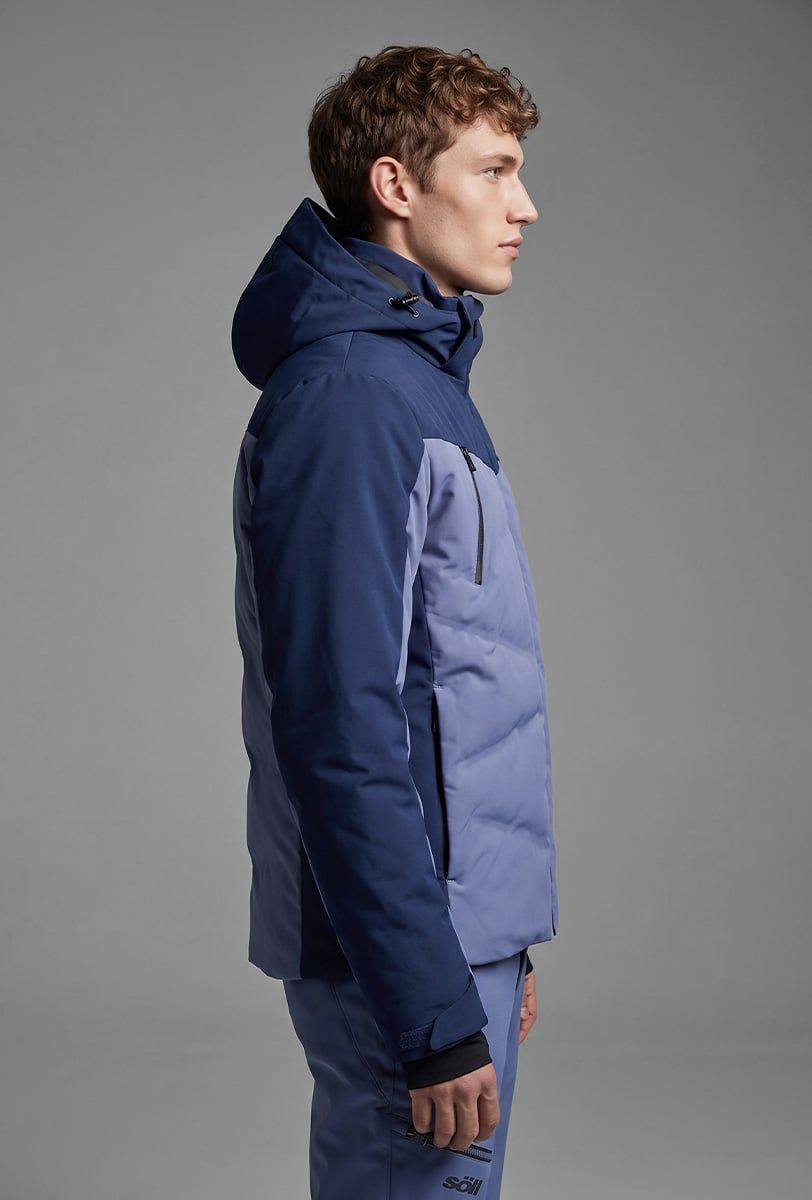 Chaqueta de esquí para hombre Söll TYPHOON II Navy – detalle 2 - 4