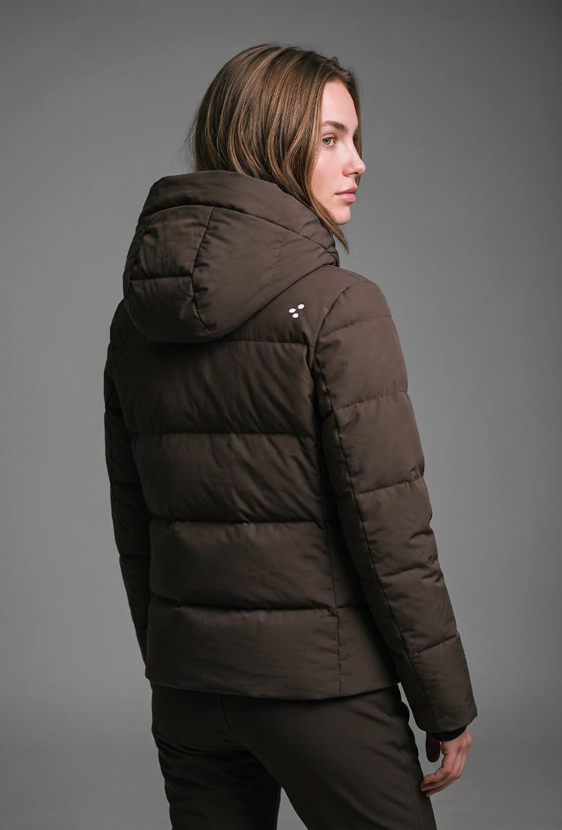 Chaqueta de esquí para mujer Söll AURA Chocolate – vista trasera - 5