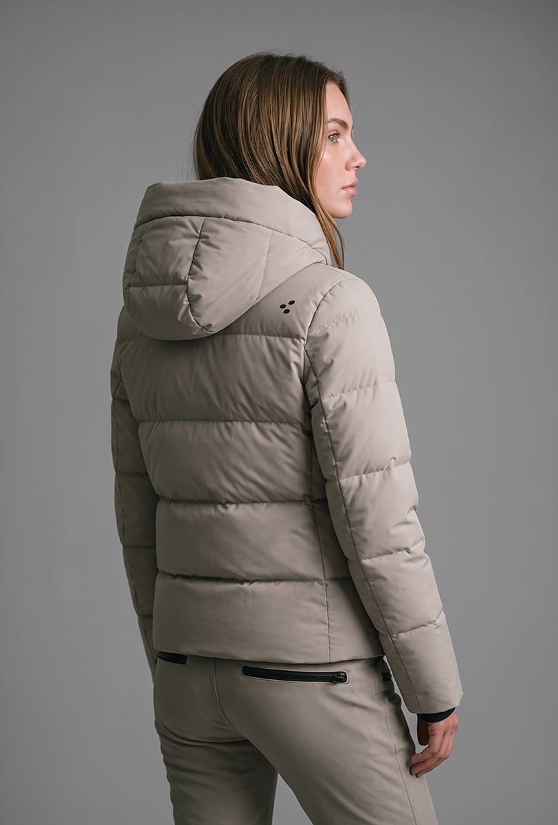 Chaqueta de esquí para mujer Söll AURA Sand – vista trasera - 8