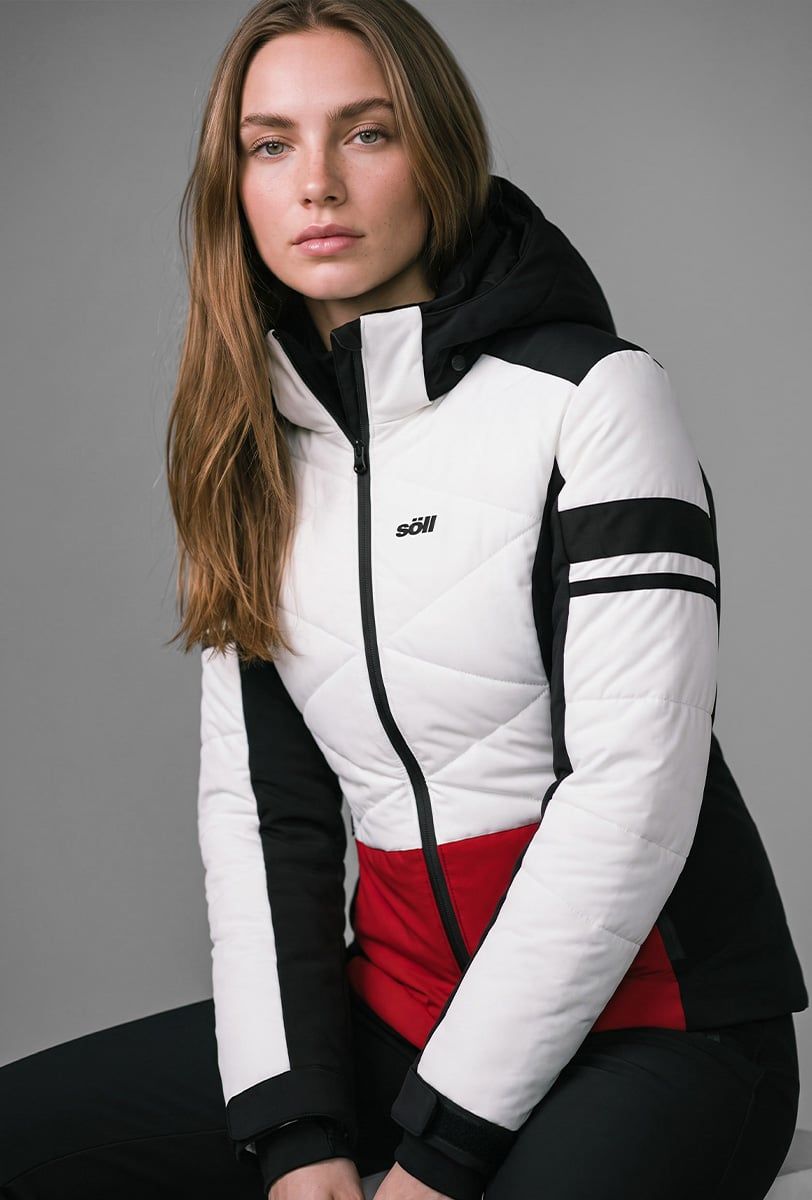 Chaqueta de esquí para mujer Söll ELECTRA White - 1