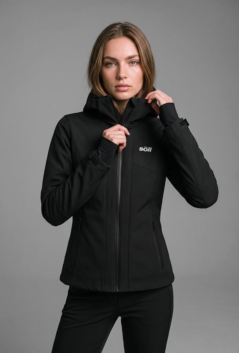 Chaqueta de esquí para mujer Söll LOLA Caviar Black - 1