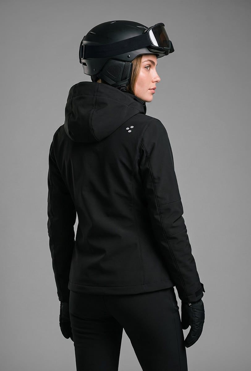Chaqueta de esquí para mujer Söll LOLA Caviar Black – vista trasera - 4