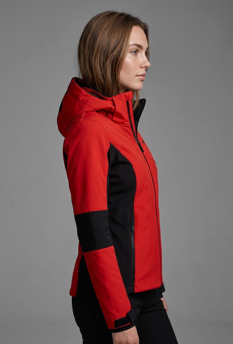 Chaqueta de esquí para mujer Söll LOLA Red – vista lateral - 7