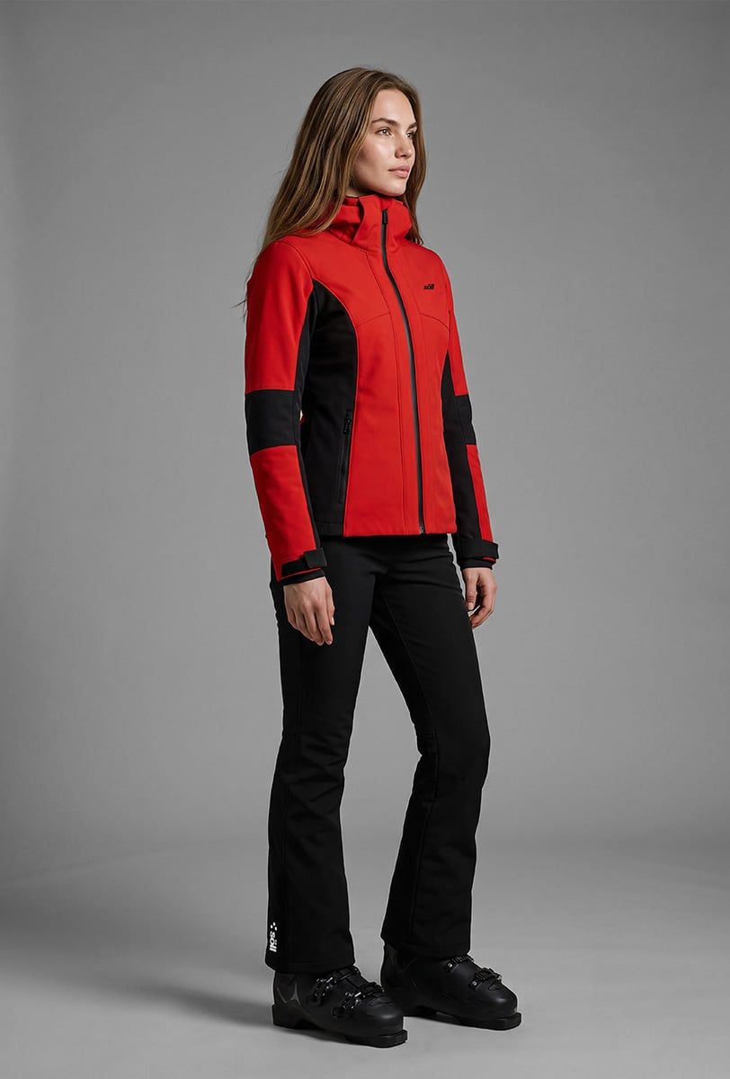 Chaqueta de esquí para mujer Söll LOLA Red – vista frontal - 5
