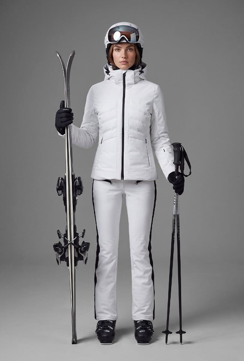 Chaqueta de esquí mujer Söll MATRIX White - 1