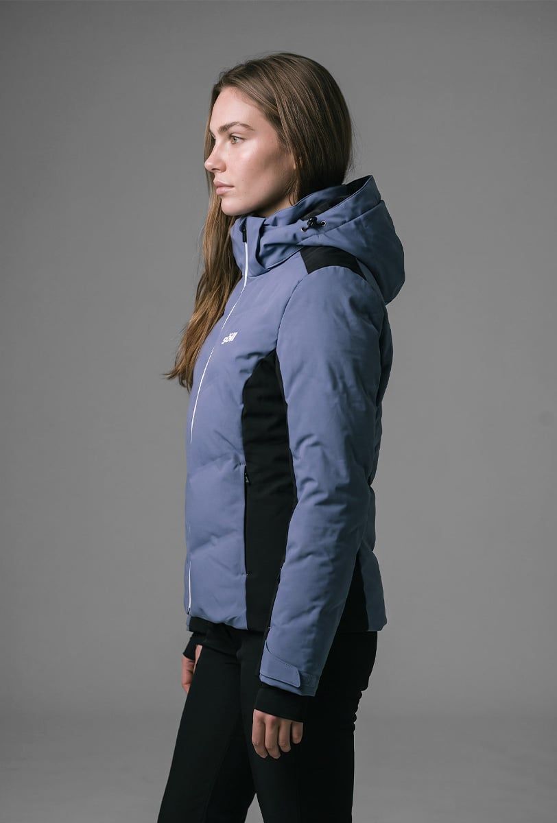 Chaqueta de esquí mujer Söll MOTION Moonlight Blue – vista lateral - 2
