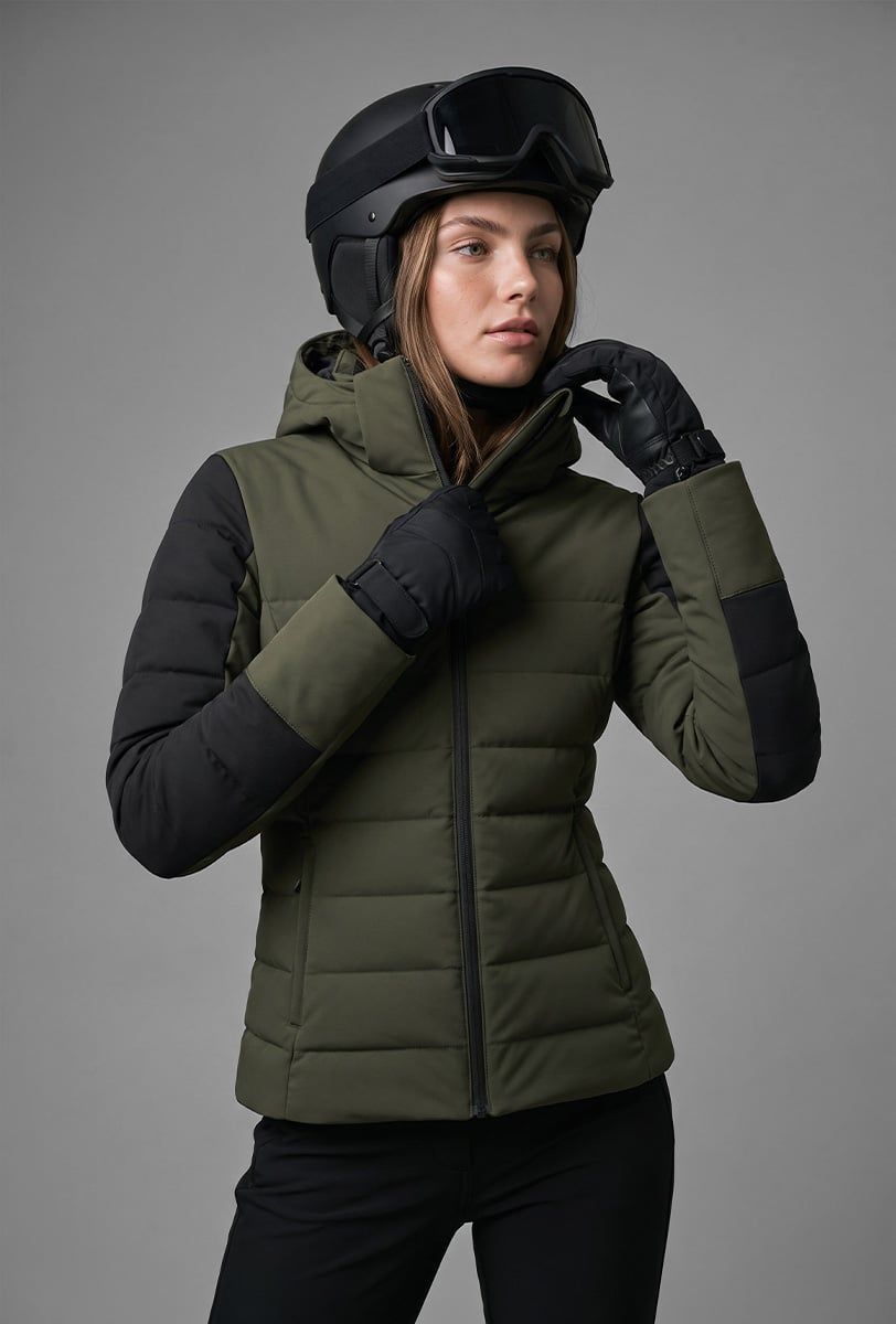 Chaqueta de esquí para mujer Söll NONIS Dark Olive - 1