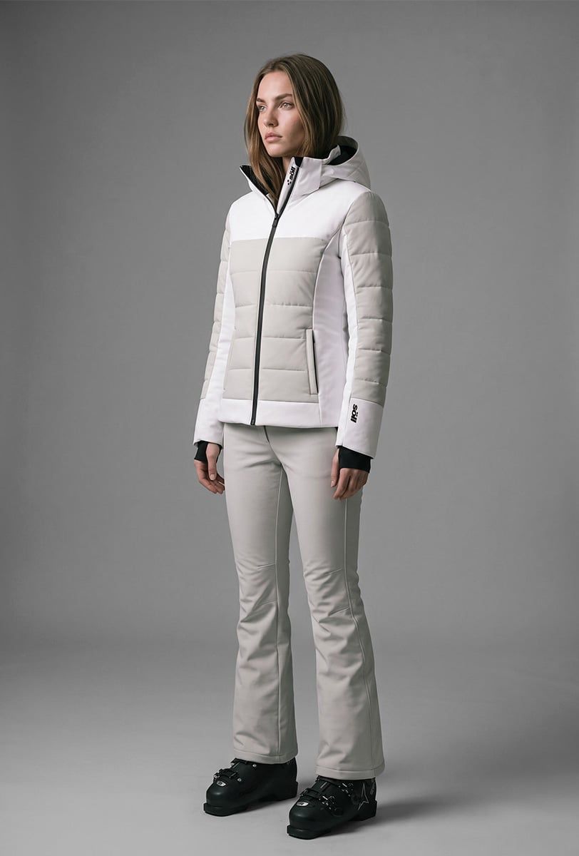 Chaqueta de esquí para mujer Söll NONIS White – vista frontal - 2