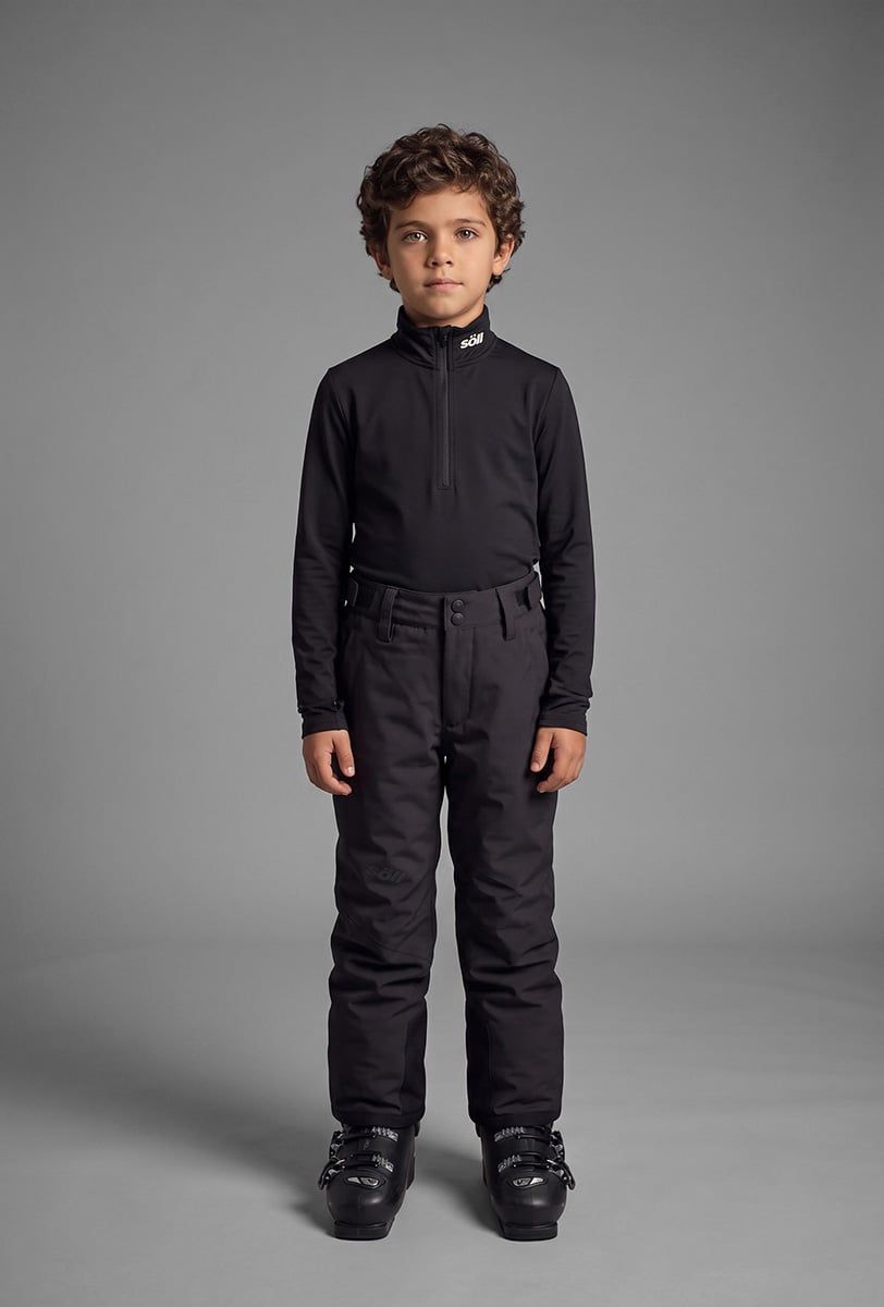 Forro polar esquí infantil Söll ACTIVE II Black - 1