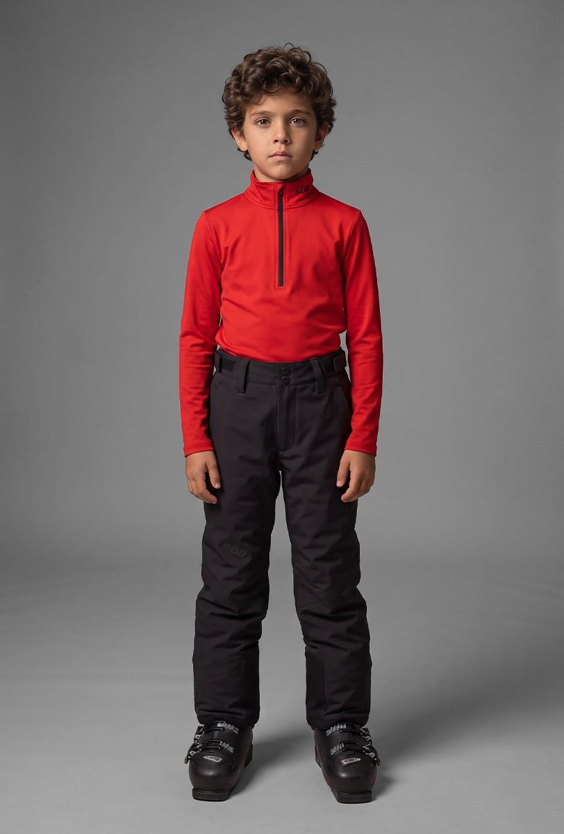 Kids ski fleece Söll ACTIVE II Red - 1
