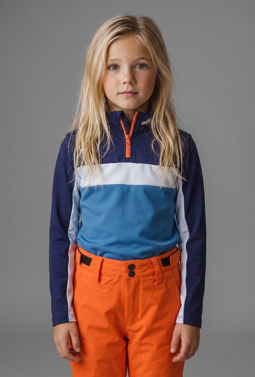 Forro polar esquí infantil Söll BORMIO Moonlight Blue – primer plano - 2
