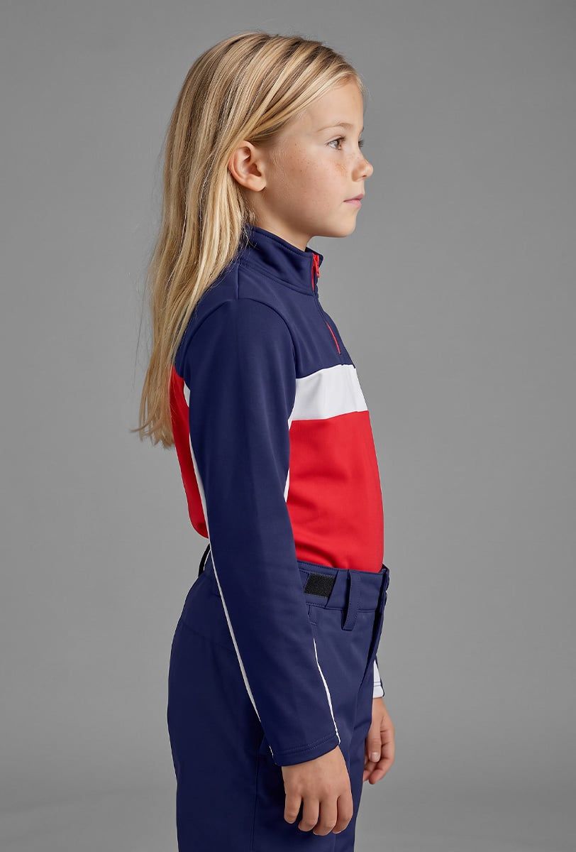 Forro polar esquí infantil Söll BORMIO Red – vista lateral - 2