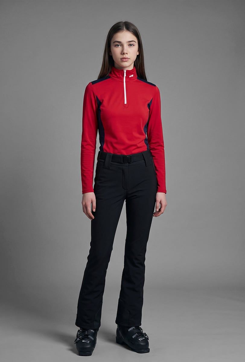 Forro polar esquí niña/chica Söll MEGEVE Red - 1