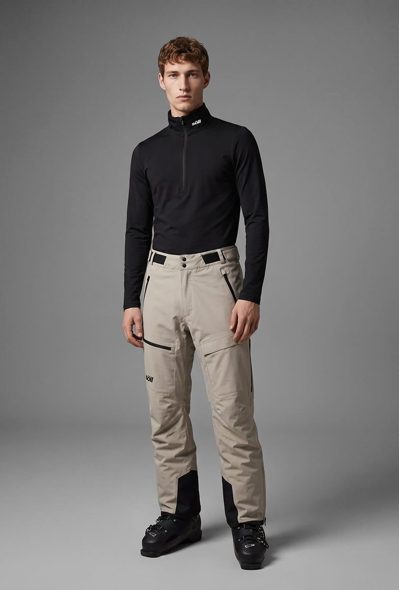 Forro polar esquí hombre Söll ACTIVE II Black - 1