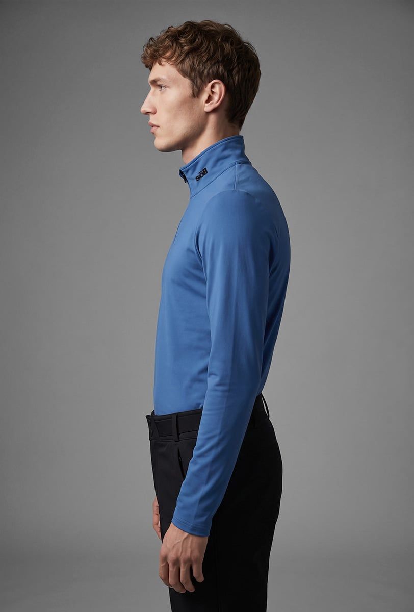 Forro polar esquí hombre Söll ACTIVE II Moonlight Blue – vista lateral - 2
