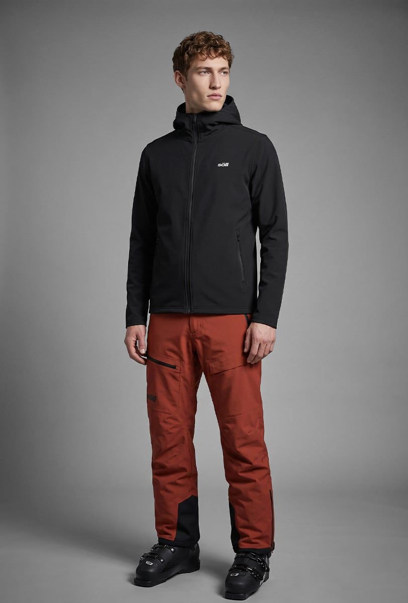 Forro polar técnico hombre Söll KLOSTERS Black - 1