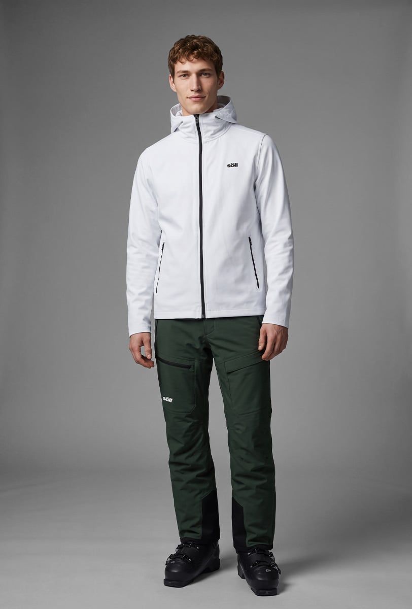 Forro polar técnico hombre Söll KLOSTERS White - 1