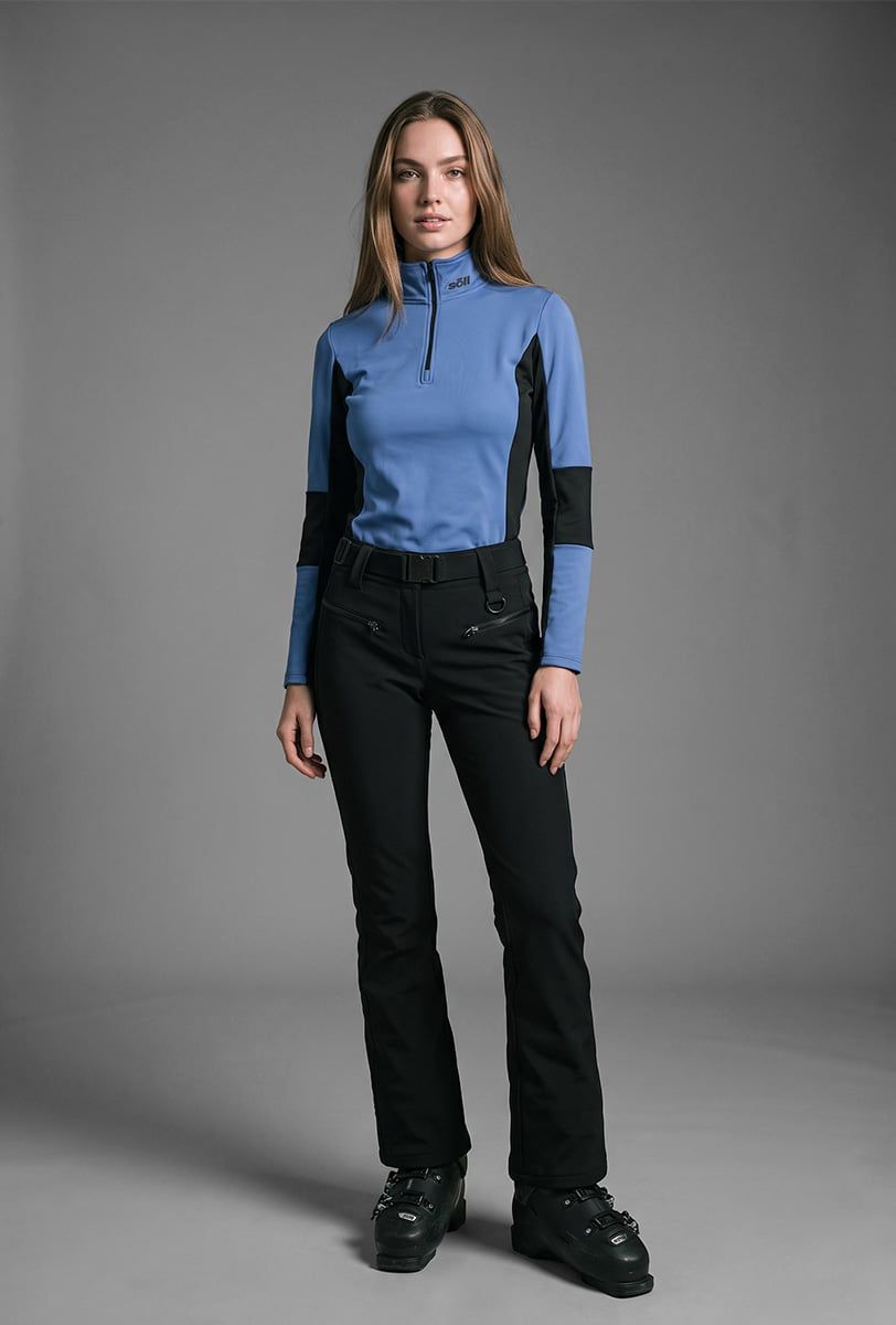Forro polar esquí mujer Söll AVORIAZ Moonlight Blue - 1