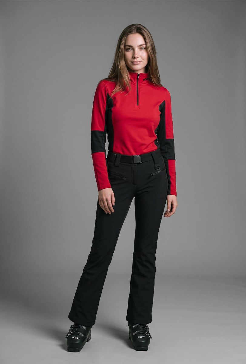 Forro polar esquí mujer Söll AVORIAZ Red - 1