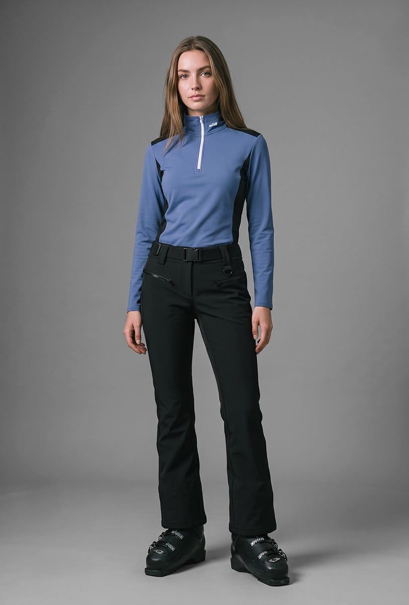Women's ski fleece Söll MEGEVE Moonlight Blue - 1